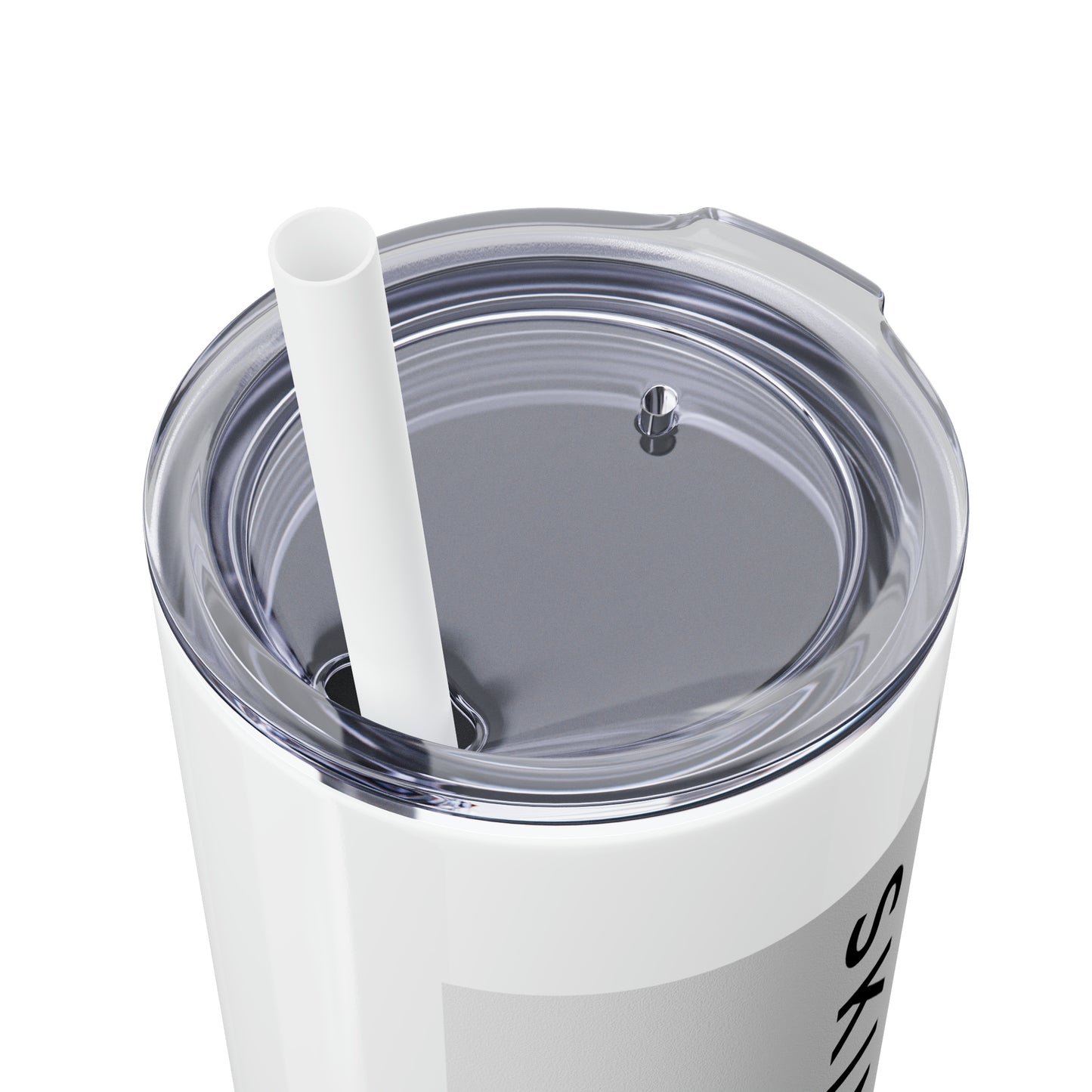 Skinny Tumbler with Straw, 20oz